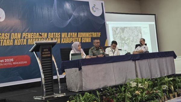 Makassar dan Gowa Perkuat Data Lapangan untuk Finalisasi Batas Administrasi
