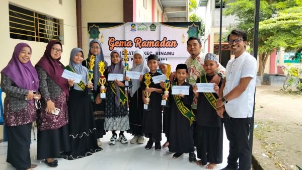 Sabet 2 Emas dan 5 Medali, SDN 8 Binamu Raih Juara Umum 3 Gema Ramadan