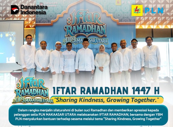PLN UP3 Makassar Utara Apresiasi Pelanggan Lewat Iftar Ramadan