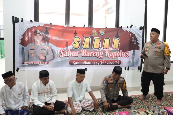 Bawakan Program Sabar di Bangkala Barat, Kapolres Jeneponto Imbau Warga Cuaca Ekstrem