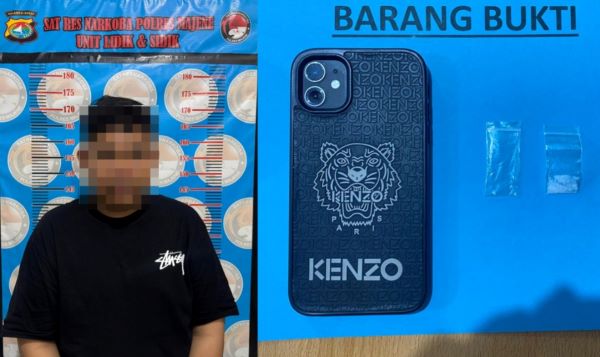 Simpan Sabu dalam Jaket, Warga Labuang Diringkus SatRes Narkoba Majene