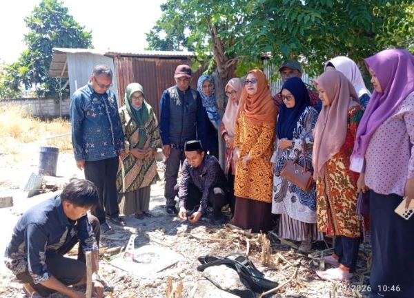 Mudahkan Warga Ibadah, Masjid Hasanah Takdir Kelara Mulai Ukur Arah Kiblat