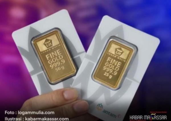 Harga Emas Antam, Galeri24 dan UBS Terpantau Stabil di Akhir Pekan