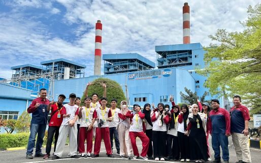 Kunjungi PLTU Jeneponto, Siswa SMA Bosowa School Makassar Belajar Produksi Listrik