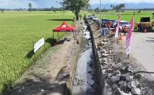 Dimulai dari Soppeng, Gubernur Sulsel Groundbreaking Program MYP Rehabilitasi Daerah Irigasi