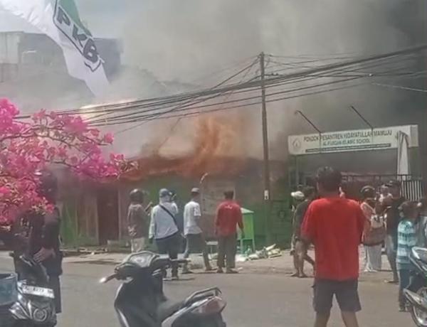 Ponpes Hidayatullah Mamuju Terbakar, Diduga Korsleting Listrik