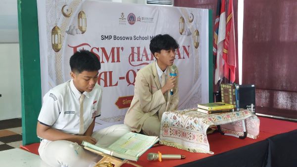 SMP Bosowa School Makassar Gelar Tasmi’ Hafalan Al-Qur’an Simaan Juz 30