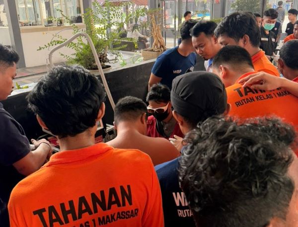 HBP ke-62, Rutan Makassar Hapus Tato Gratis untuk Warga Binaan