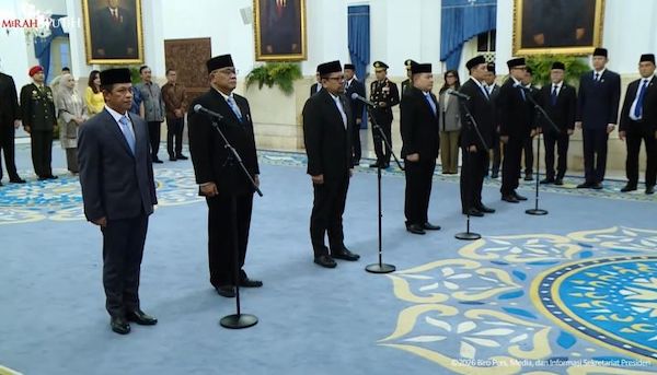 Daftar Lengkap Pejabat Baru yang Dilantik Presiden Prabowo Hari Ini