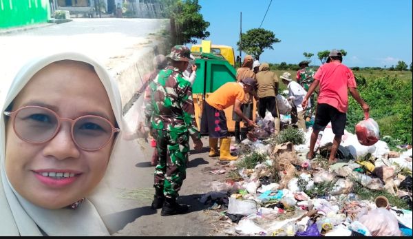 Lurah Perempuan di Jeneponto Ubah Sampah Jadi Paving Block