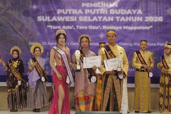 Siswa SMAN 2 Toraja Utara Raih 3rd Runner-Up Putra Putri Budaya Sulsel 2026