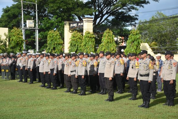Peringatan May Day di Bulukumba, Polres Bulukumba Gelar Apel Siaga