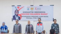 KONI Sulbar Dorong Pembinaan Atlet di Acara Musorprovlub Gimnastik
