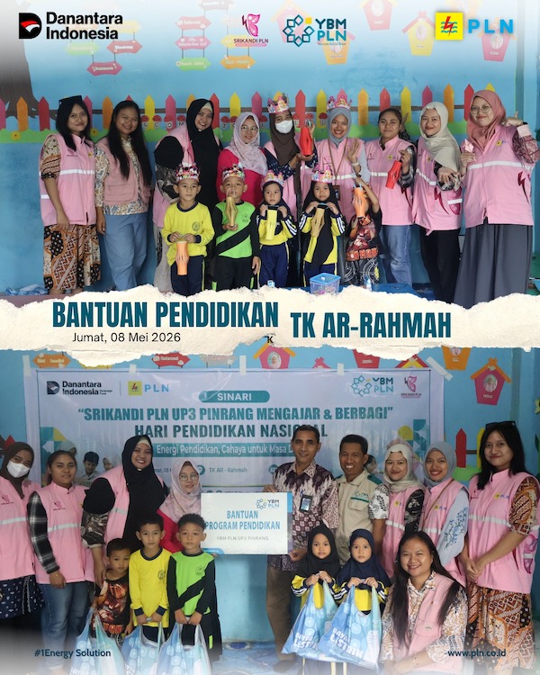 Peringati Hardiknas 2026, Srikandi PLN UP3 Pinrang Edukasi Bahaya Listrik