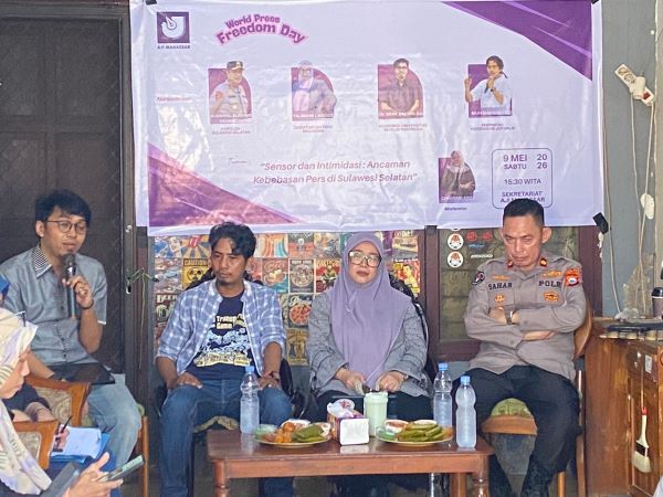 AJI Makassar Soroti Ancaman Kebebasan Pers dan Kekerasan Jurnalis di Sulsel