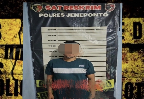 Gasak HP di Kebun, Pria di Bangkala Dibekuk Tim Pegasus Polres Jeneponto