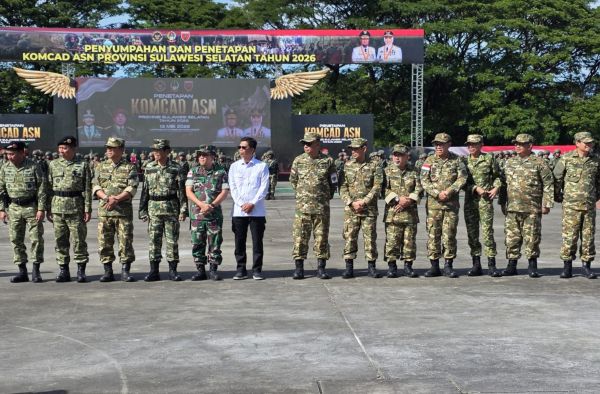 Jadi Pelopor Nasional, Wabup Bantaeng Hadiri Penetapan Komcad ASN Sulsel