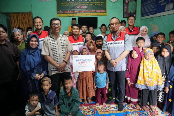 Pertamina Sulawesi Salurkan Bantuan untuk Anak Yatim di Makassar