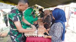 Ringankan Beban Warga, Pasar Murah TMMD ke-128 Kodim 1425/Jeneponto Diserbu Emak-emak