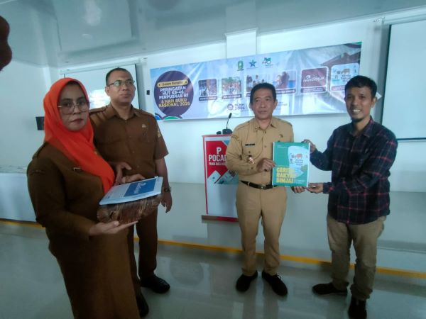 HUT ke-46 Perpusnas, Dispusip Sinjai Luncurkan Dua Buku Digital inovatif