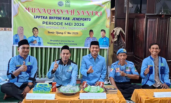 Munaqasyah 1.300 Santri, Aksi Nyata DPD BKPRMI Wujudkan Jeneponto Bahagia Membahagiakan