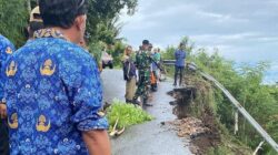 Akses Jalan Bendungan Karalloe Longsor, BPBD Jeneponto Imbau Warga Waspada