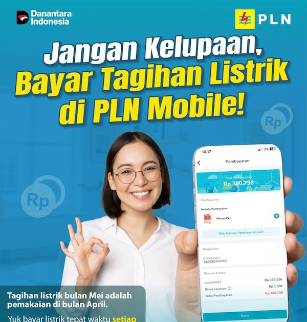 PLN Dorong Pelanggan Gunakan PLN Mobile untuk Bayar Tagihan Listrik Lebih Praktis
