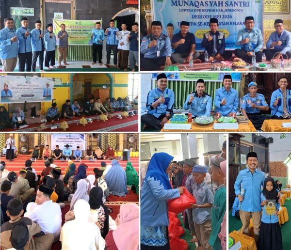 Munaqasyah 1.300 Santri, Aksi Nyata DPD BKPRMI Wujudkan Jeneponto Bahagia Membahagiakan