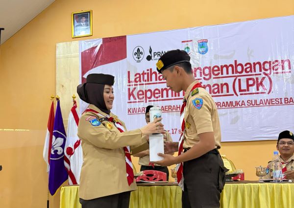 LPK Pramuka Sulbar di Polman, Suraidah Suhardi: Bentuk Mentalitas Pemimpin