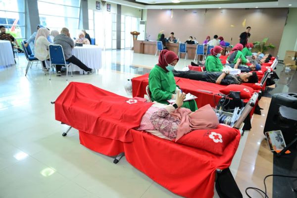 Stok Darah PMI Sulsel Menipis, Donor Darah PDAM Makassar Jadi Penopang Kemanusiaan