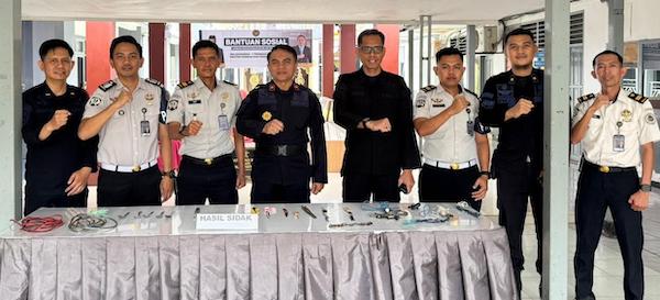 Lapas Kelas I Makassar Gelar Sidak Rutin, Cegah Handphone Ilegal dan Narkoba