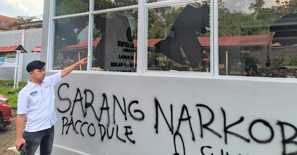 Fasilitas Lapas Narkotika Sungguminasa Rusak Usai Demo Ricuh, 8 Orang Diamankan