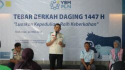 Berbagi Kebaikan Iduladha, YBM PLN UID Sulselrabar Salurkan Program Tebar Berkah Daging