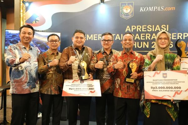 Kemendagri Nobatkan Makassar Terbaik I Creative Financing, Terima Insentif Rp3 Miliar