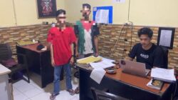 Dua terduga pelaku yang ditangkap pihak Kepolisian Polresta Mamuju. (Dok: Ist)