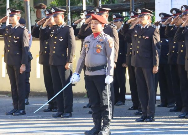 Peringati Hari Lahir Pancasila, Ratusan Personel Polres Takalar Ikuti Upacara