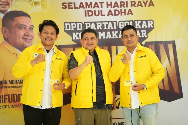 Edy Muharezky dan Rayhan Yusuf Resmi Bergabung, Golkar Makassar Perkuat Barisan Gen Z