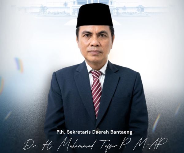 Abdul Wahab Purna Bakti, Muhammad Tafsir Resmi Ditunjuk Jadi Plt Sekda Bantaeng