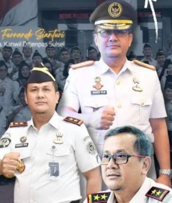 Kakanwil Sulsel dan Kalapas Makassar Berganti Wajah Baru
