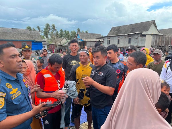 Tiga Warga yang Dilaporkan Hilang di Perairan Arungkeke Jeneponto Ditemukan Selamat