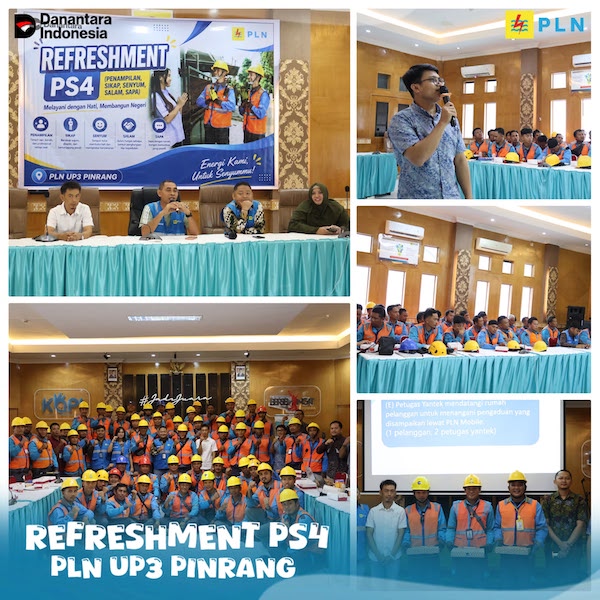 PLN UP3 Pinrang Perkuat Budaya Pelayanan Prima Lewat Refreshment PS4
