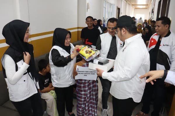 PSI Sulsel Gelar Bakti Sosial di Sidrap, 170 Anak Berpartisipasi