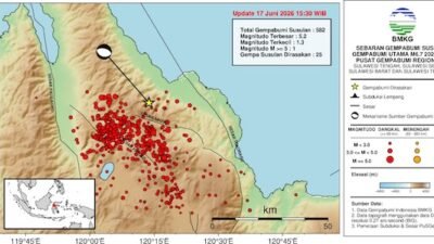 Gempa Susulan di Sigi-Palu Terus Terjadi, BMKG Rekam 582 Aftershock Hingga Rabu Sore