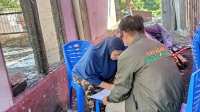 Dukung Pemulihan Penyintas Kebakaran di Makassar, LAZ Hadji Kalla Salurkan Bantuan
