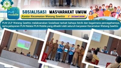 PLN ULP Watang Sawitto Sosialisasi Keselamatan Listrik