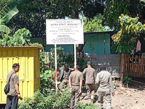 Cegah Klaim Sepih, Pemkot Makassar Pasang Penanda 4,3 Hektare di Sudiang