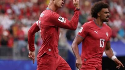 CR7 Menggila! Portugal Pesta 5 Gol di Gawang Uzbekistan
