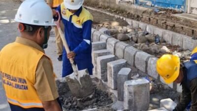 Makassar Tata Ulang Trotoar Jalan Tinumbu Usai Penertiban PKL