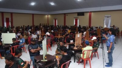 Meriahkan Hari Bhayangkara ke-80, Polres Bulukumba Gelar Turnamen Domino Bareng Warga