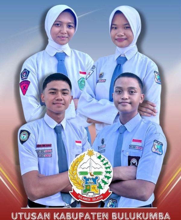 Empat Siswa Terbaik Bulukumba Lolos Seleksi Paskibraka Sulsel 2026